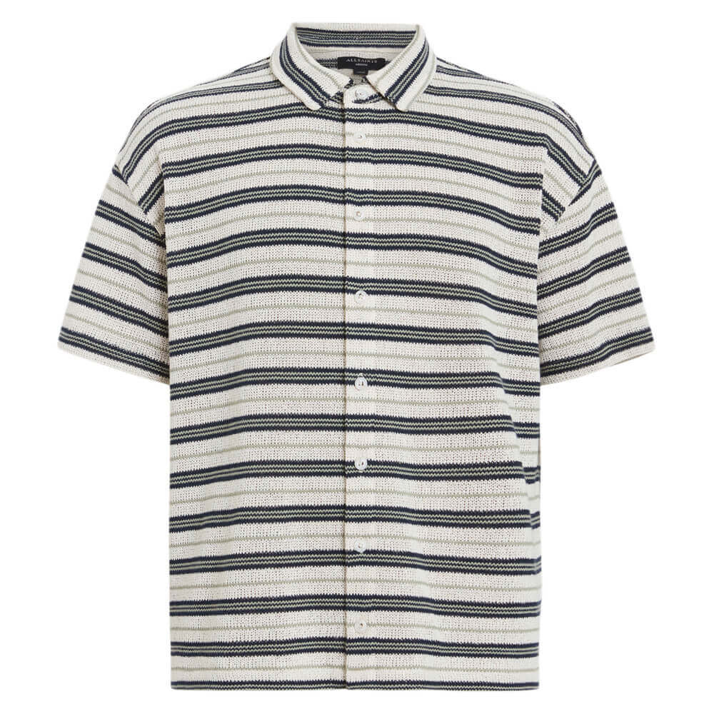 AllSaints Jackson Oversized Striped Shirt